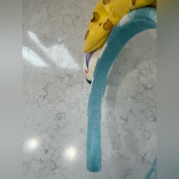 Disney/Pixar Ratatouille Mouse Ears Headband with Swiss Cheese Bow - Picture 8 of 12